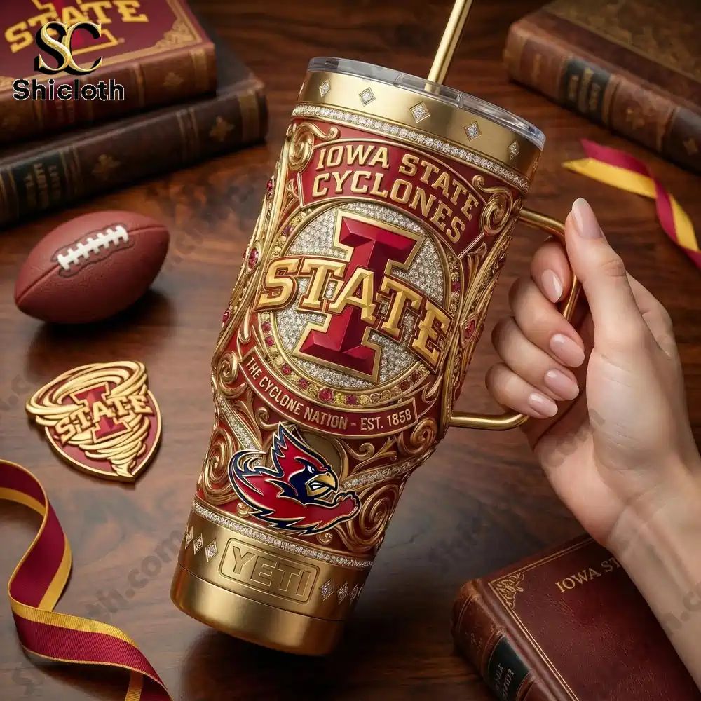 Iowa State Cyclones 40oz Tumbler With Handle