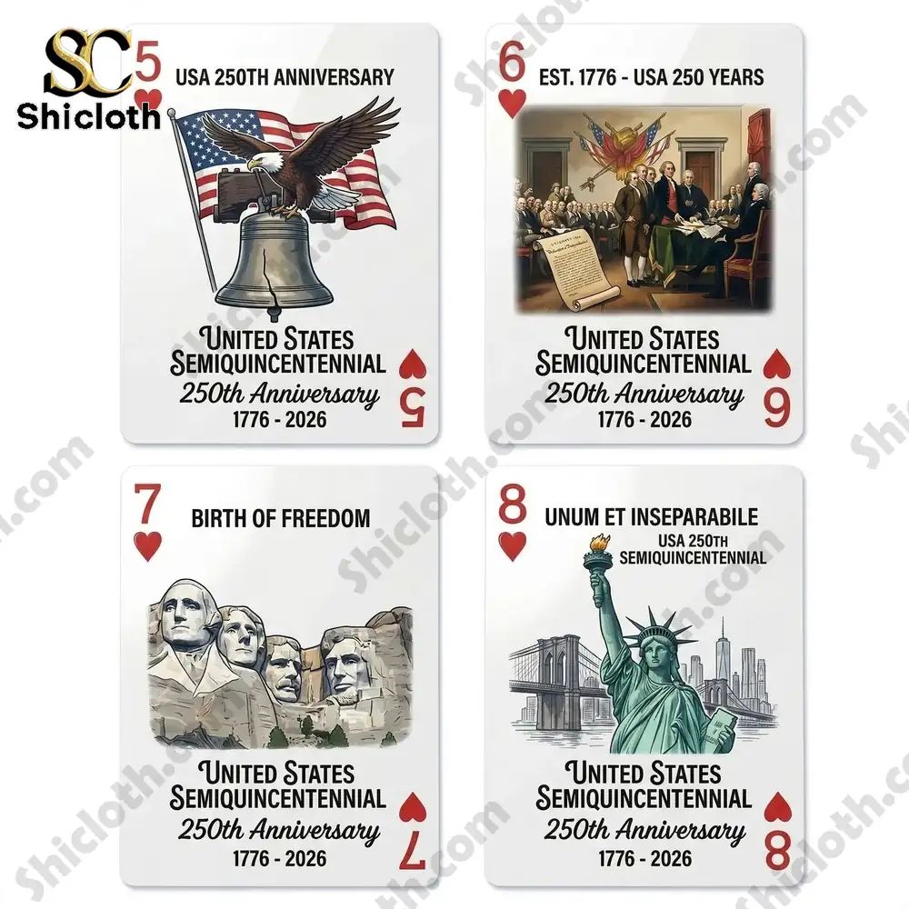 USA 250th Anniversary Commemorative Playing Cards