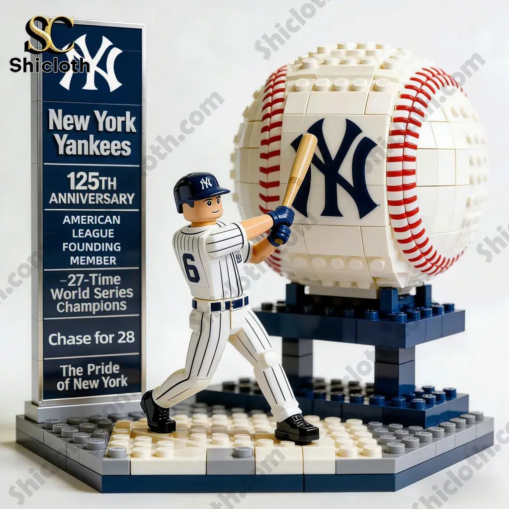 New York Yankees 125th Anniversary Building Brick Set
