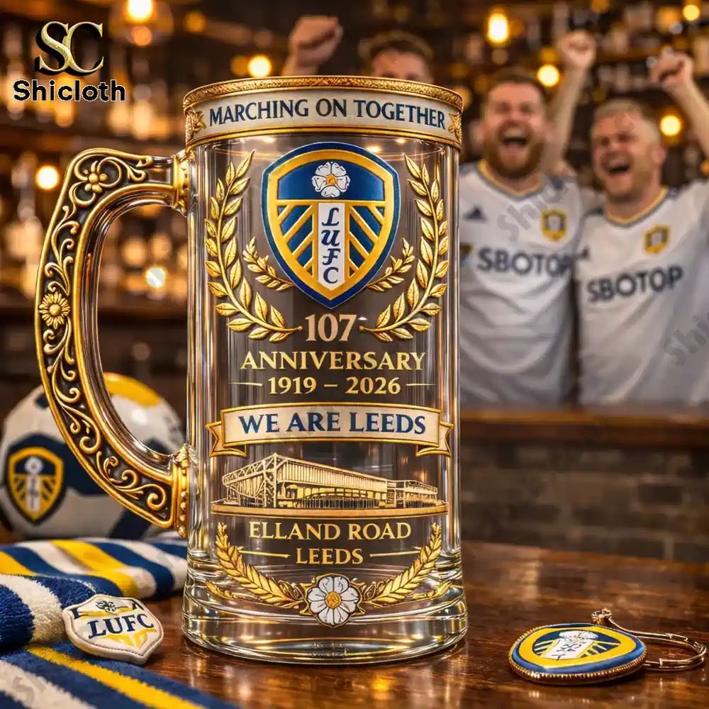 Leeds United’s 107th Anniversary Collector Beer Glass