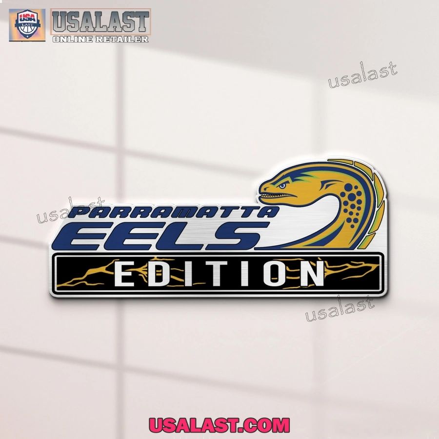 Parramatta Eels Edition Custom 3D Car Badge Sticker