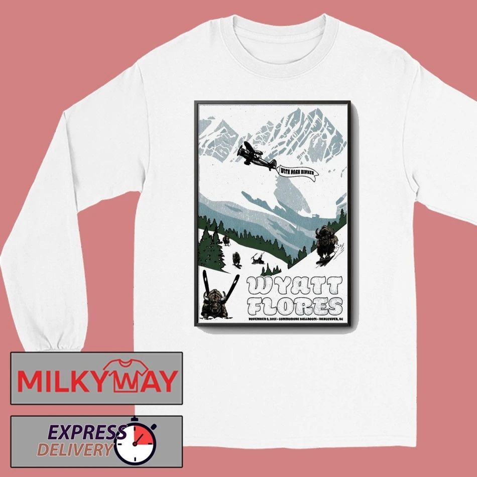 Wyatt Flores Tour Vancouver BC On Nov 9 2025 Poster shirt
