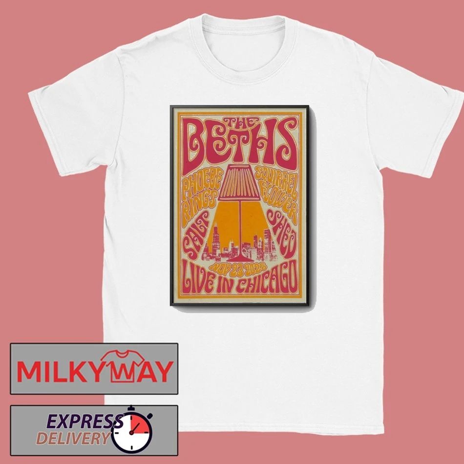The Beths Nov 23 2025 The Salt Shed In Chicago IL Poster shirt