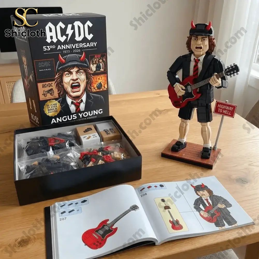 AC_DC 53rd Anniversary Legendary Rock Guitarist Brick Edition