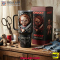 Chucky Possessed Doll Tumbler With Handle