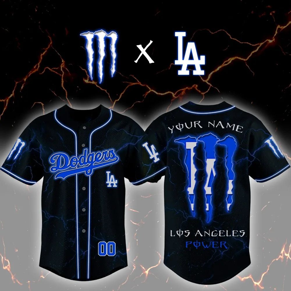 Los Angeles Dodgers x Monster Style Special Edition Baseball 2026 Jersey