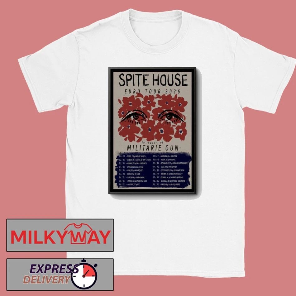 Spite House 2026 European Shows Poster shirt