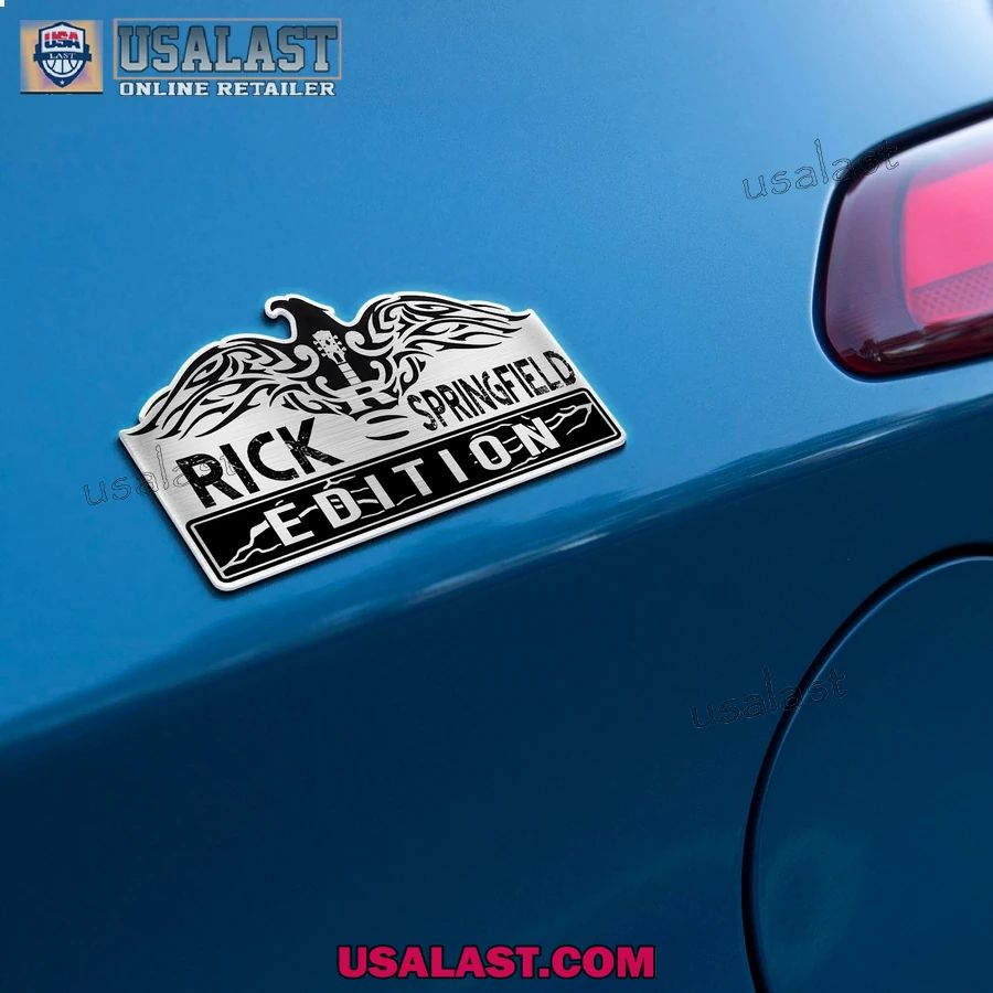 Rick Springfield Rock Edition 3D Car Badge Sticker