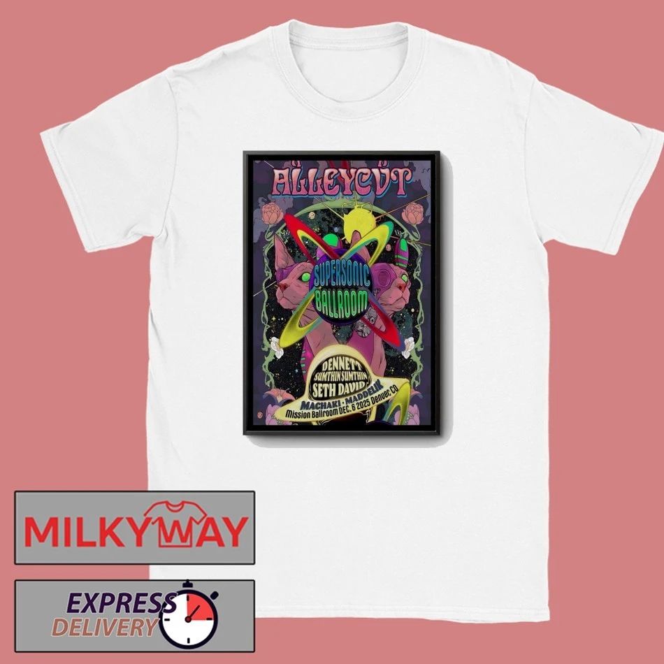 ALLEYCVT Dec 6 2025 Mission Ballroom In Denver CO Poster shirt