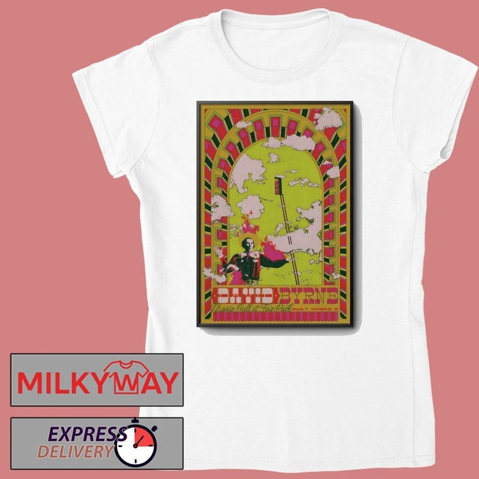 David Byrne Nov 28 2025 Music Hall At Fair Park In Dallas TX Poster shirt