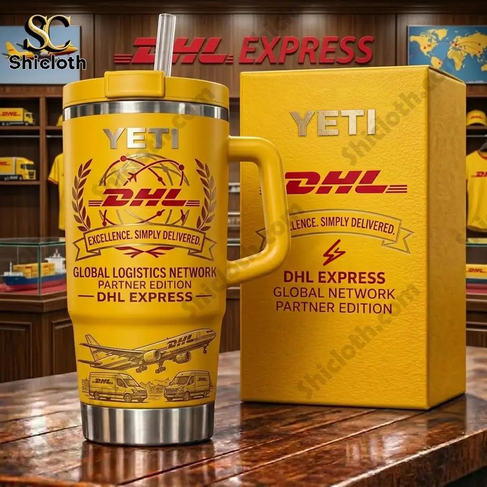 DHL Express Global Logistics Network Partner Edition Yeti Tumbler