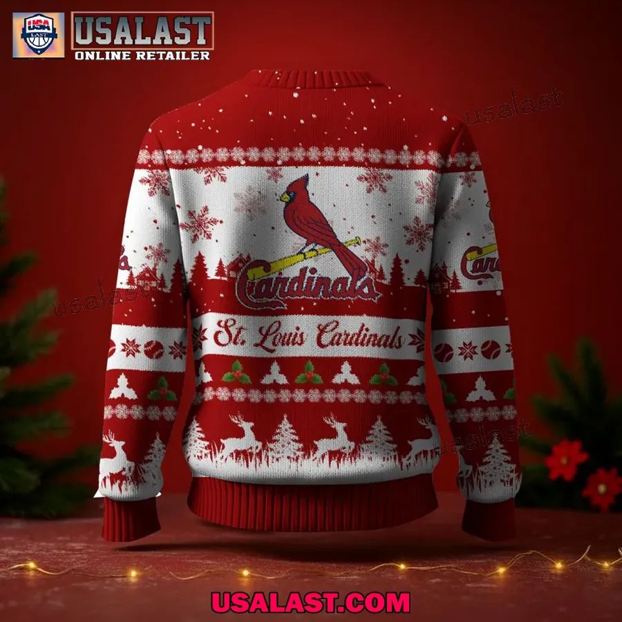 St. Louis Cardinals Ugly Christmas Sweater Jumper