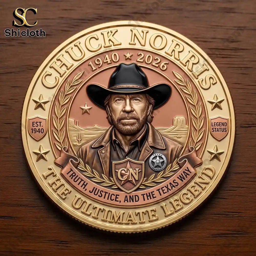 Chuck Norris Truth, Justice, And The Texas Way Memorial Coin