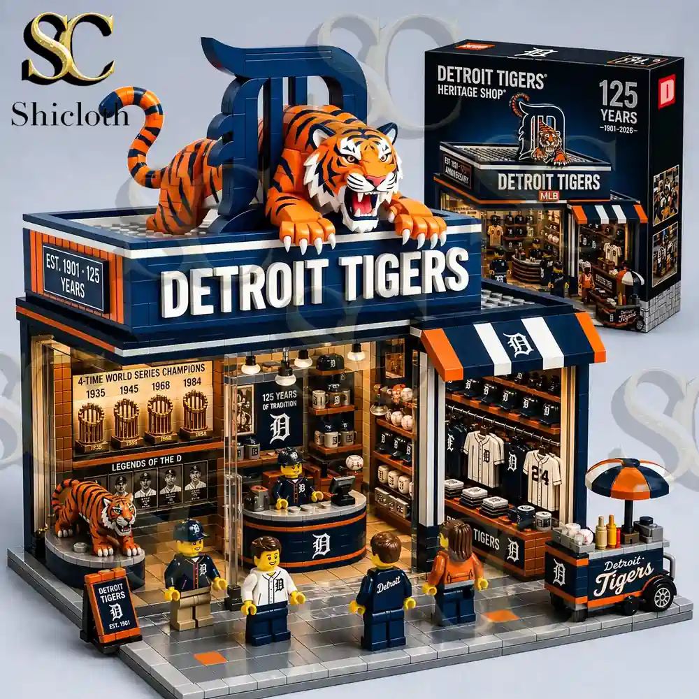 Detroit tigers 125th anniversary Collector Brick Edition