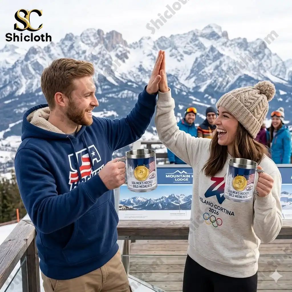 USA Men’s Hockey Winning the 2026 Winter Olympics Commemorative Mug