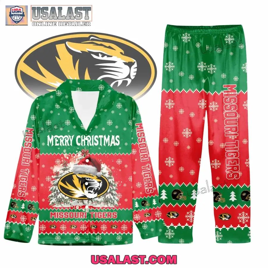 Missouri Tigers Button Pajamas Set