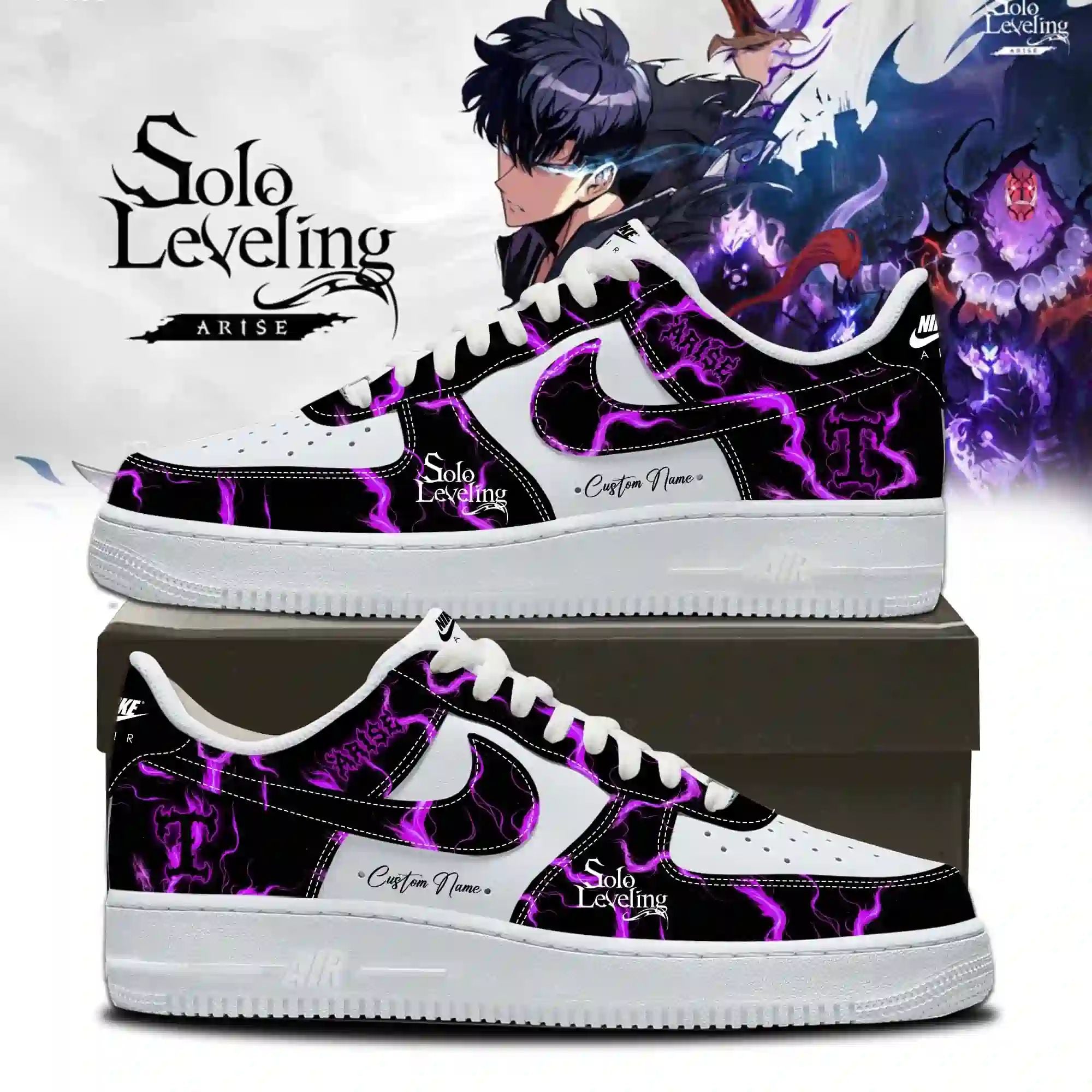 Solo Leveling Arise Custom Name AF1 Shoes