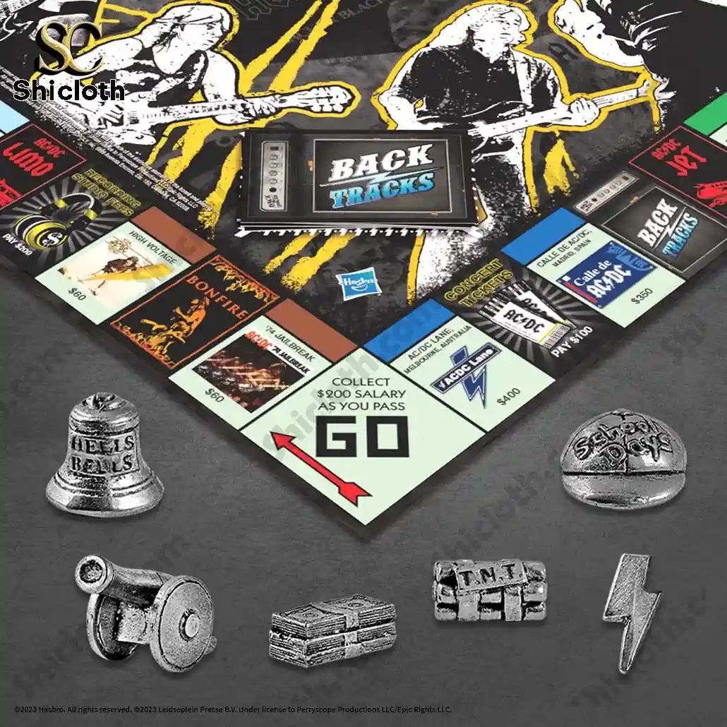 ACDC Back in Black Edition Monopoly Game