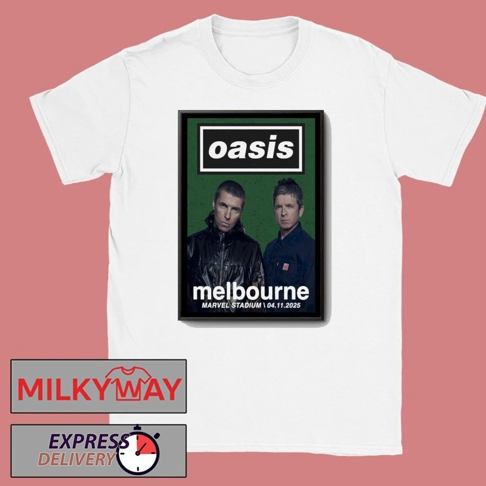 Oasis Concert Melbourne, Australia November 04 2025 Poster shirt