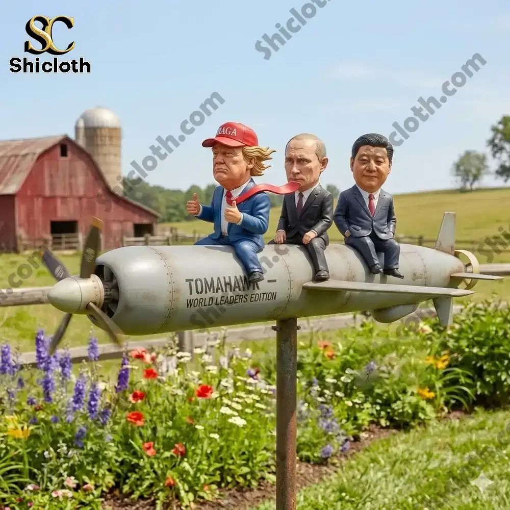 Donald Trump And Friends x BGM-109 Tomahawk Wind Spinner For Garden