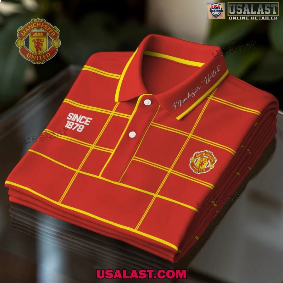 Manchester United Premium Men Polo Shirt