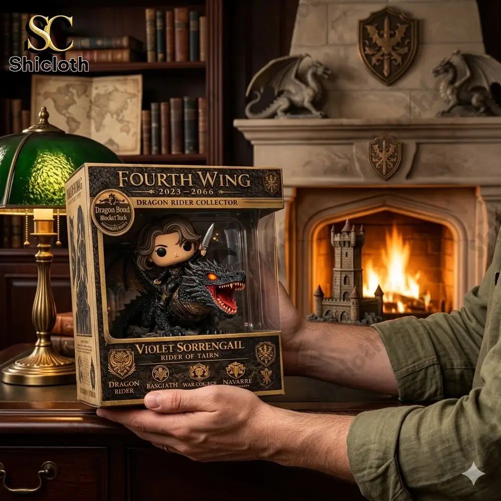 Fourth Wing Violet Sorrengail Rider of Tairn Collector Figure