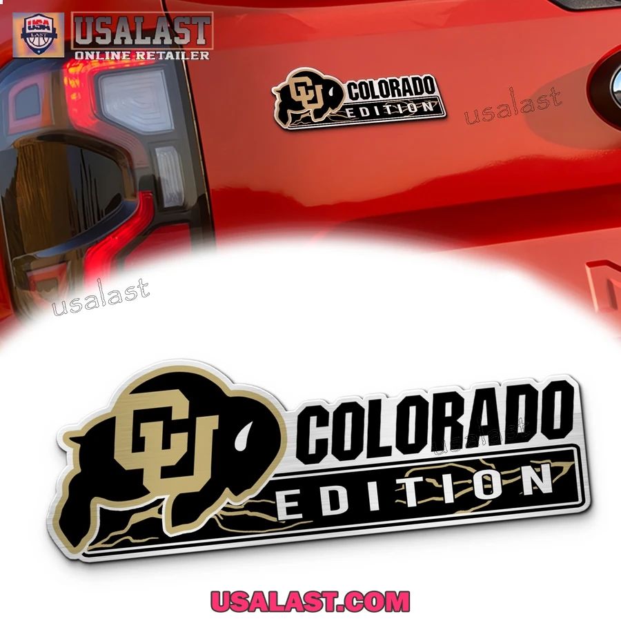 Colorado Buffaloes Edition 3D Car Emblem Badge