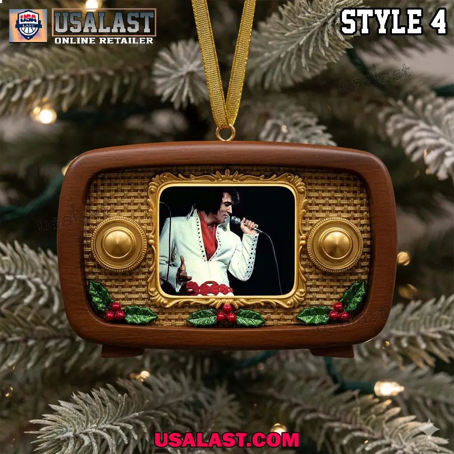 Elvis Presley Radio Christmas Ornament