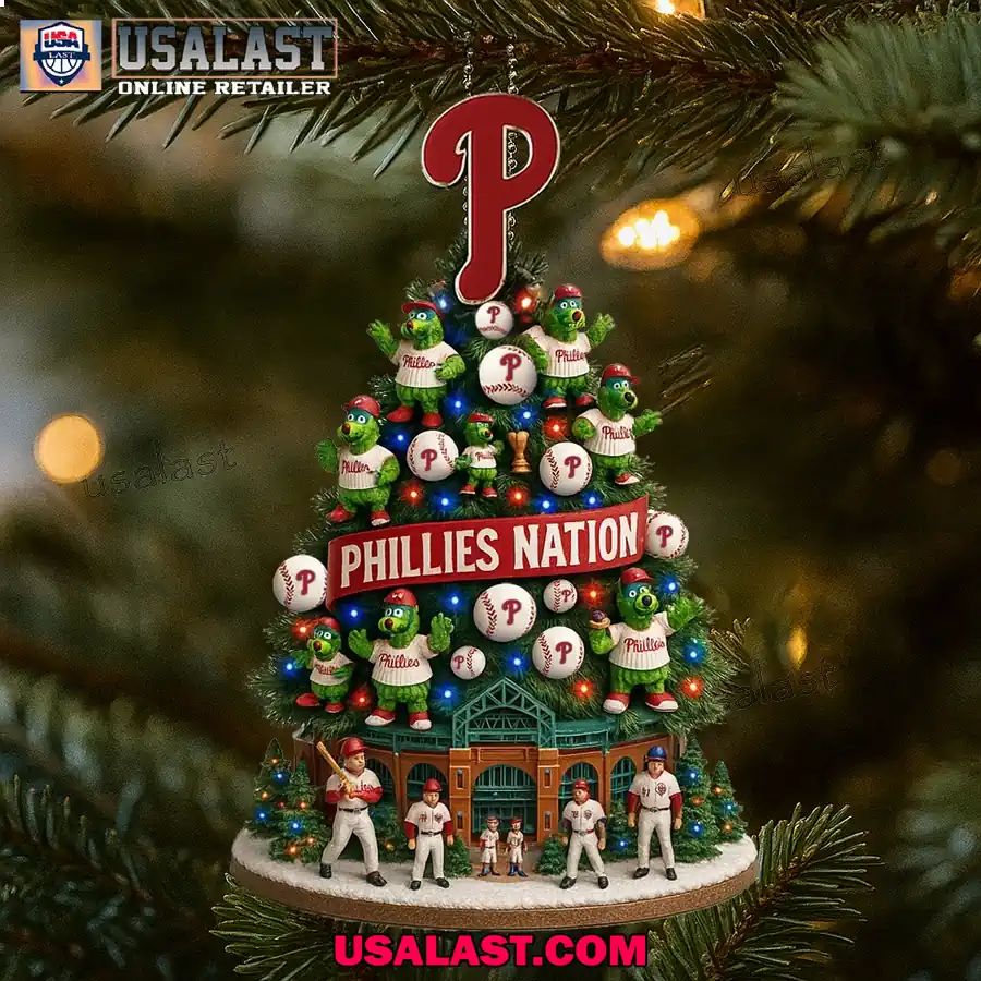 Philadelphia Phillies 2025 Christmas Ornament