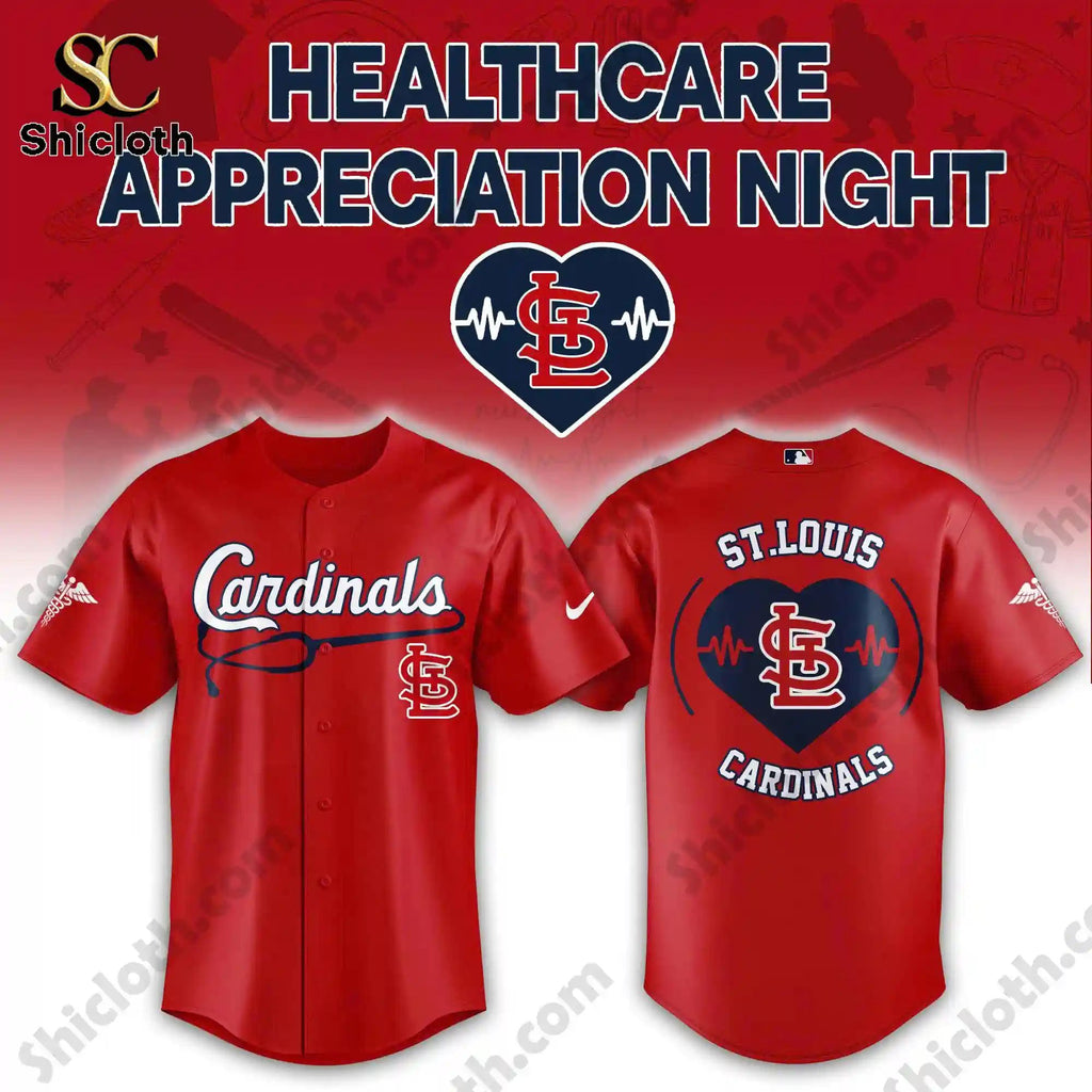 St.Louis Cardinals Healthcare Appreciation Night Limited Edition Jersey 2026