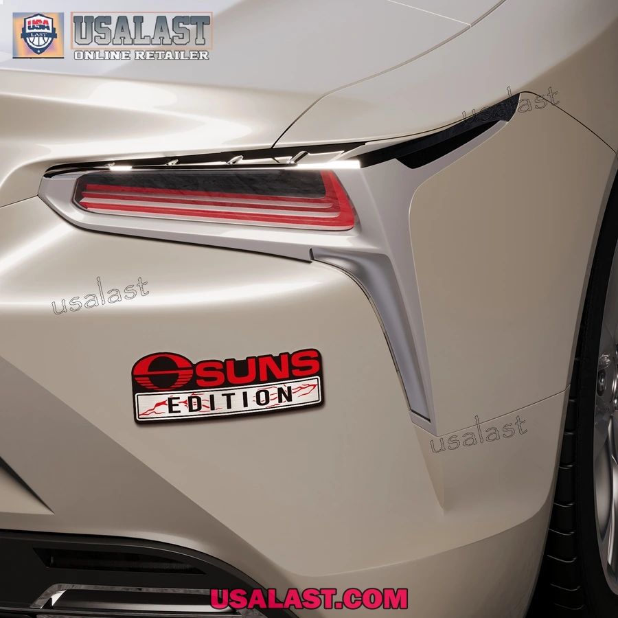 Gold Coast Suns Edition Custom 3D Car Badge Sticker