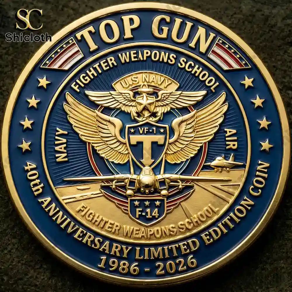 Gun Maverick 40th Anniversary Commemorative Coin