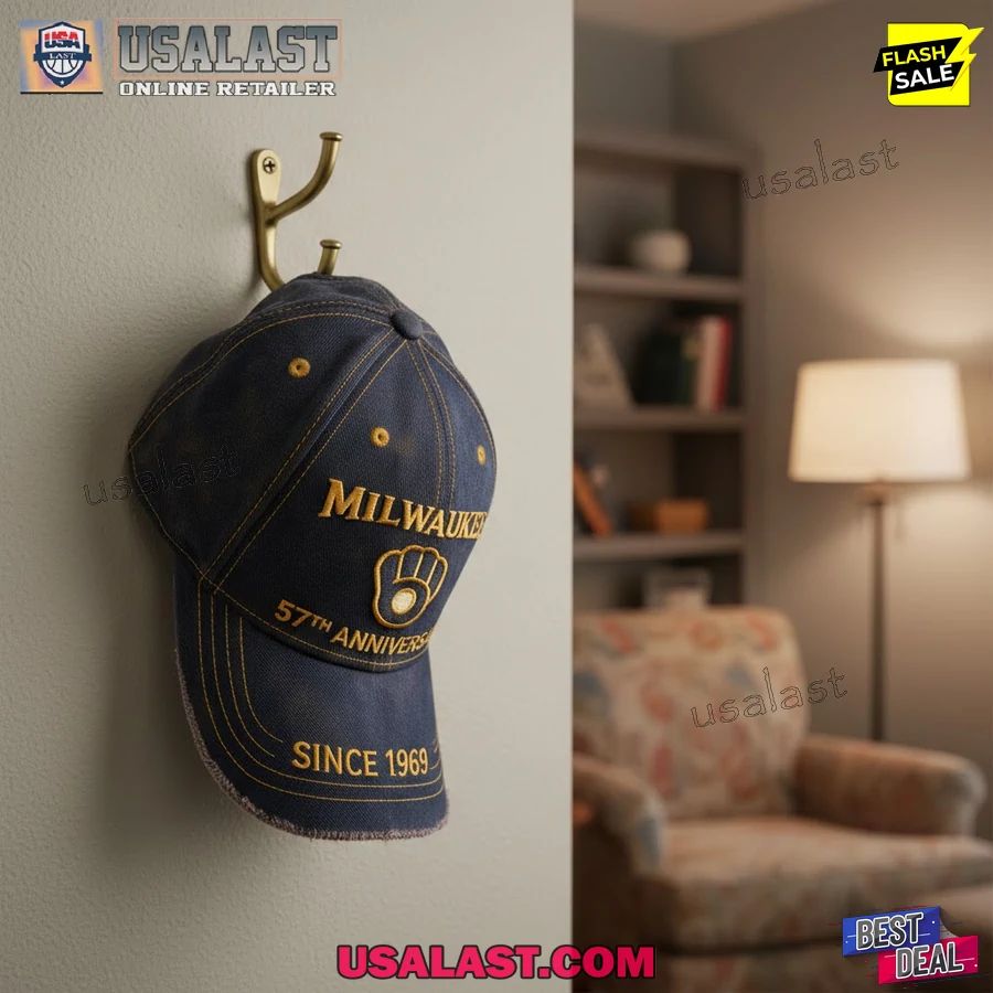 Milwaukee Brewers 57th Anniversary 1969-2026 Classic Cap