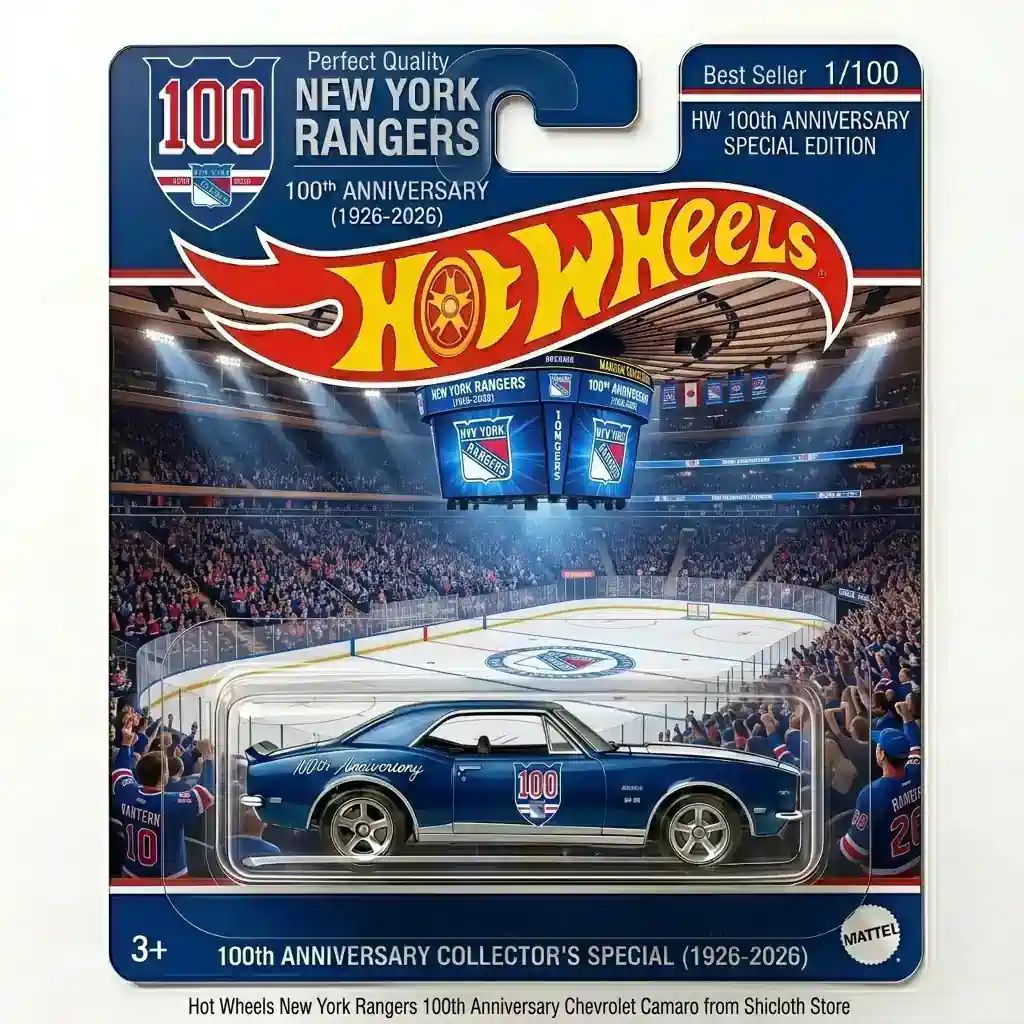 Wheels New York Rangers 100th Anniversary Chevrolet Camaro