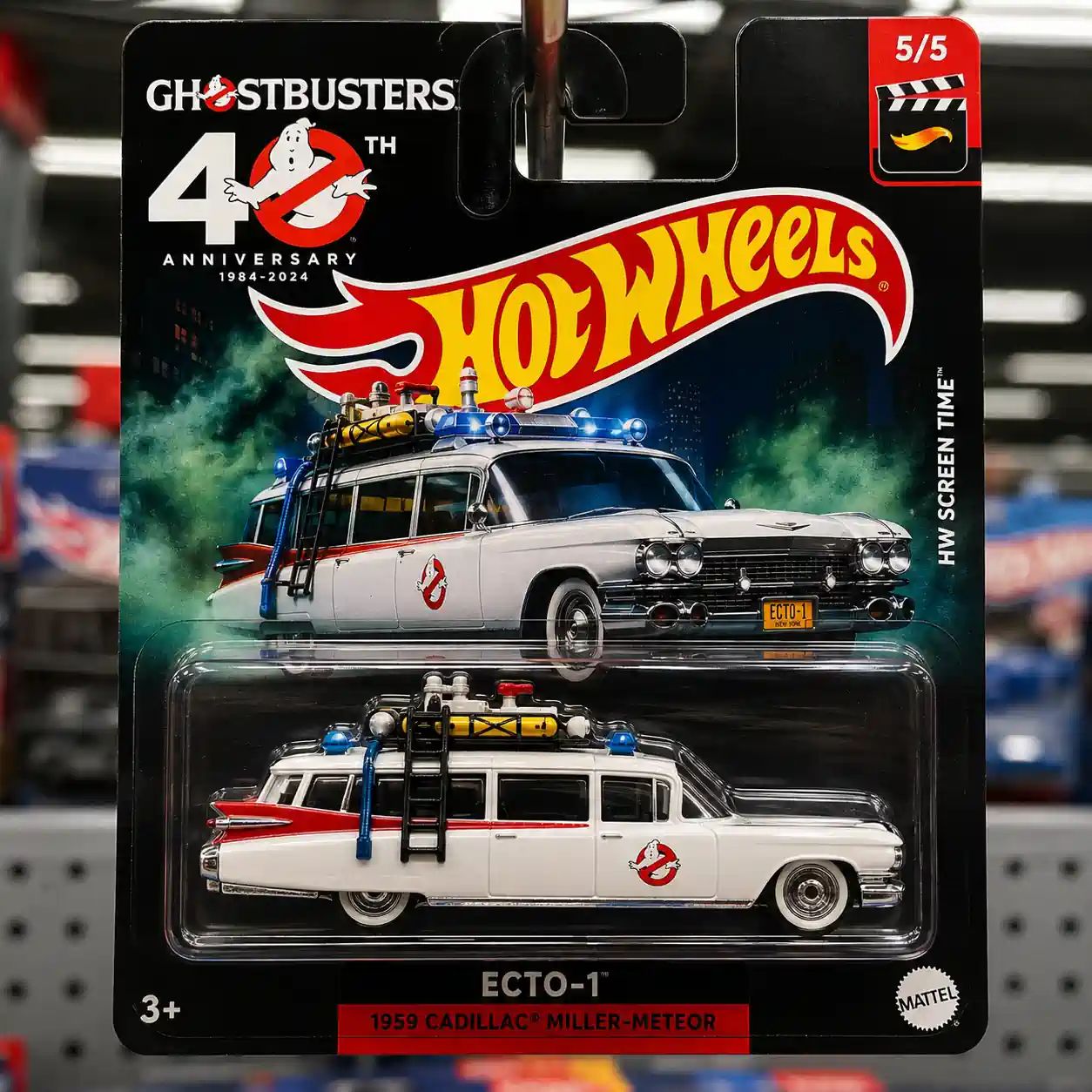 Wheels Ghostbusters ECTO-1 40th Anniversary Collector Die