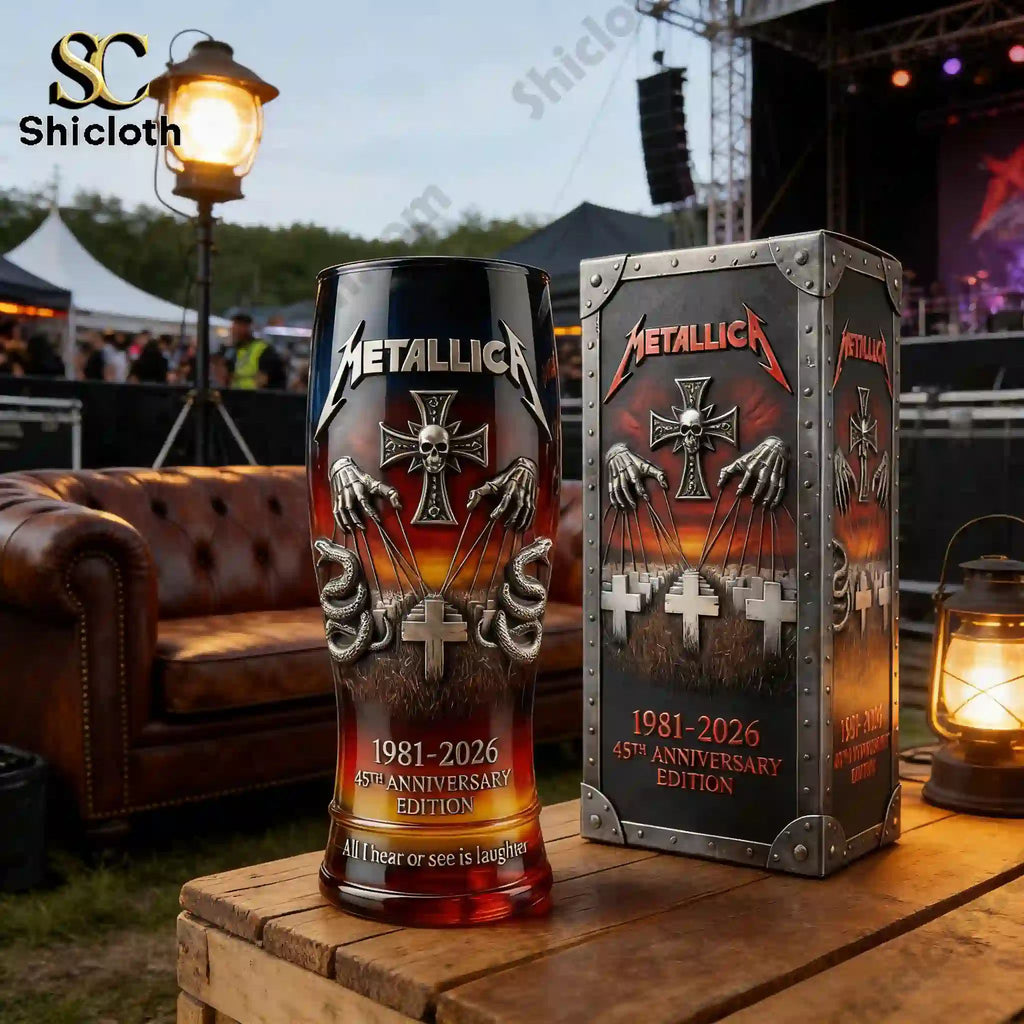 Metallica 45th Anniversary Edition Beer Glass