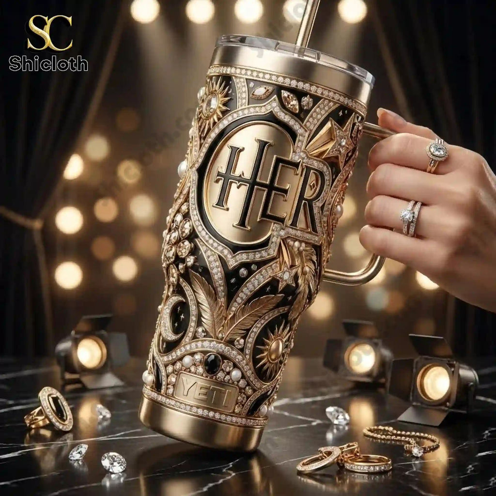 Cher Singer 40oz Tumbler With Handle