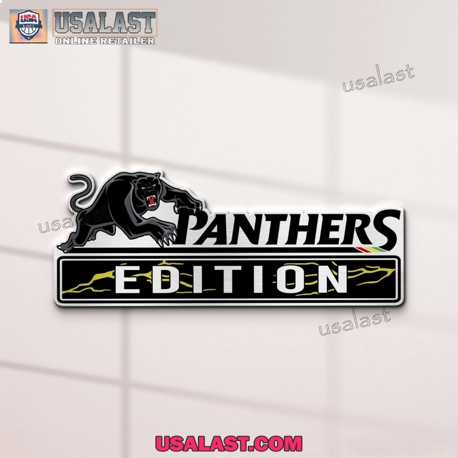 Penrith Panthers Edition Custom 3D Car Badge Sticker