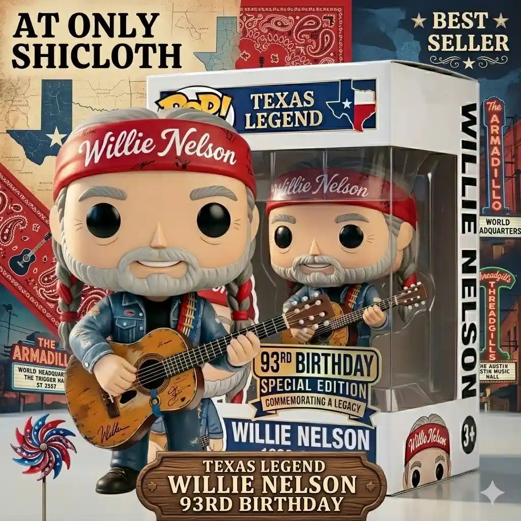 Texas Legend Willie Nelson 93rd Birthday Pop! Figure