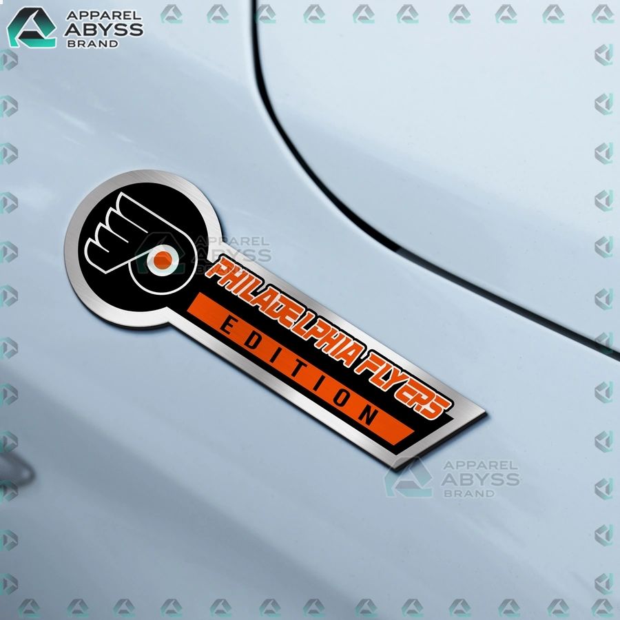 Philadelphia Flyers Edition 3D Engraved Car Name Emblem