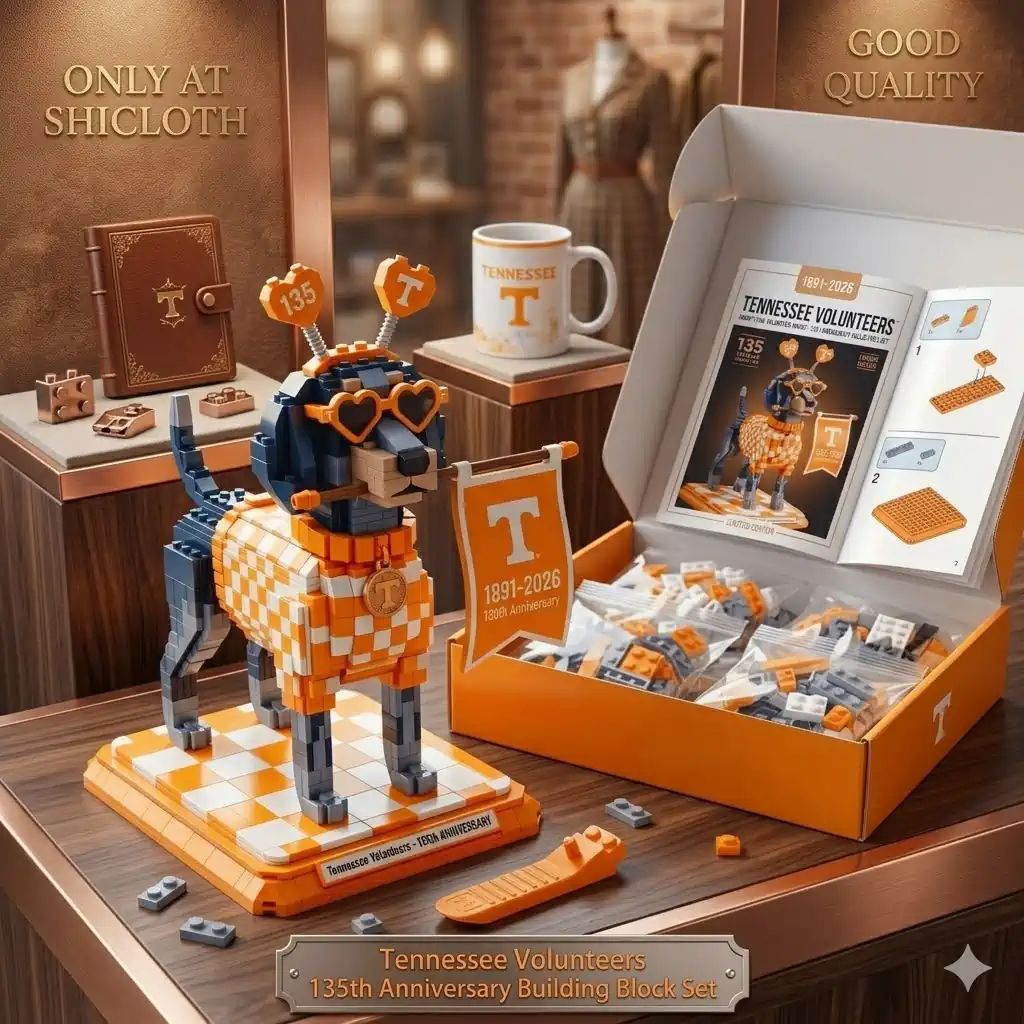 Tennessee Volunteers 135th Anniversary Commemorative Building Block Set