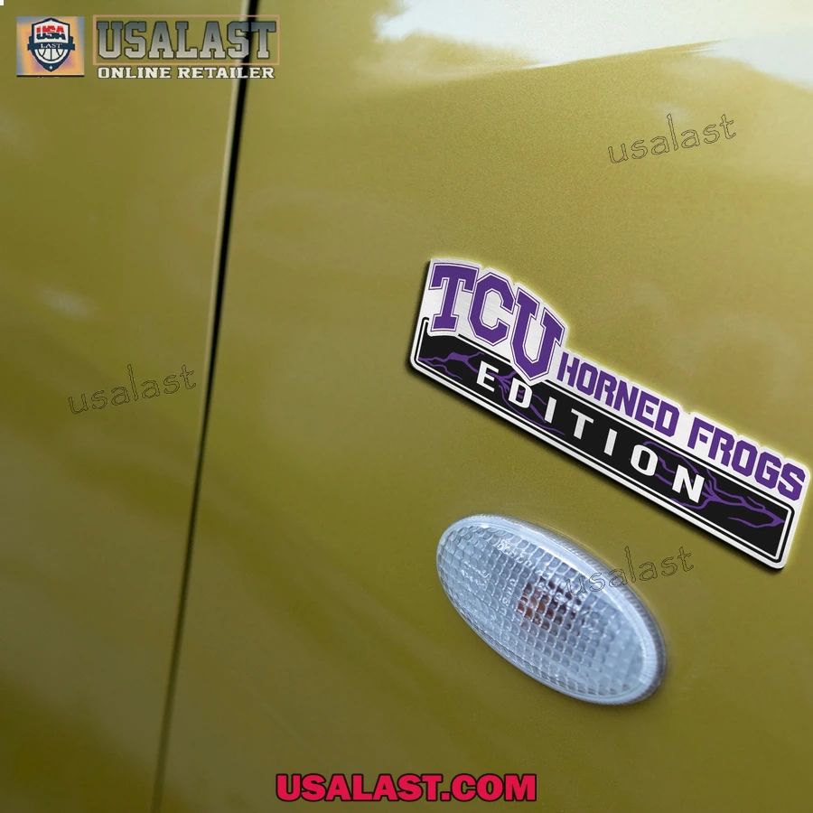 TCU Horned Frogs Edition Custom 3D Car Badge Sticker