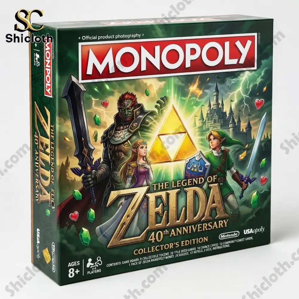Zelda 40th Anniversary Monopoly Board Game