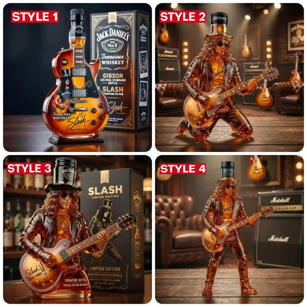 NEW Jack Daniel’s Slash Signature Electric Guitar Whiskey Bottle