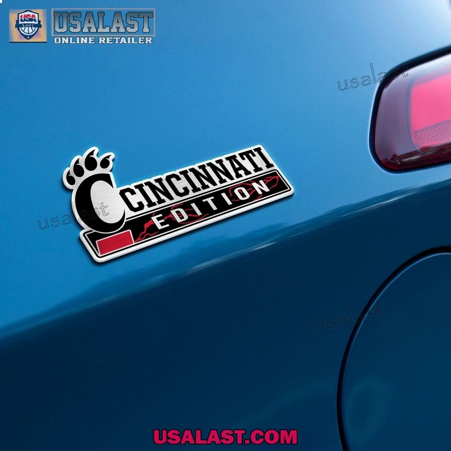Cincinnati Bearcats Edition 3D Car Emblem Badge