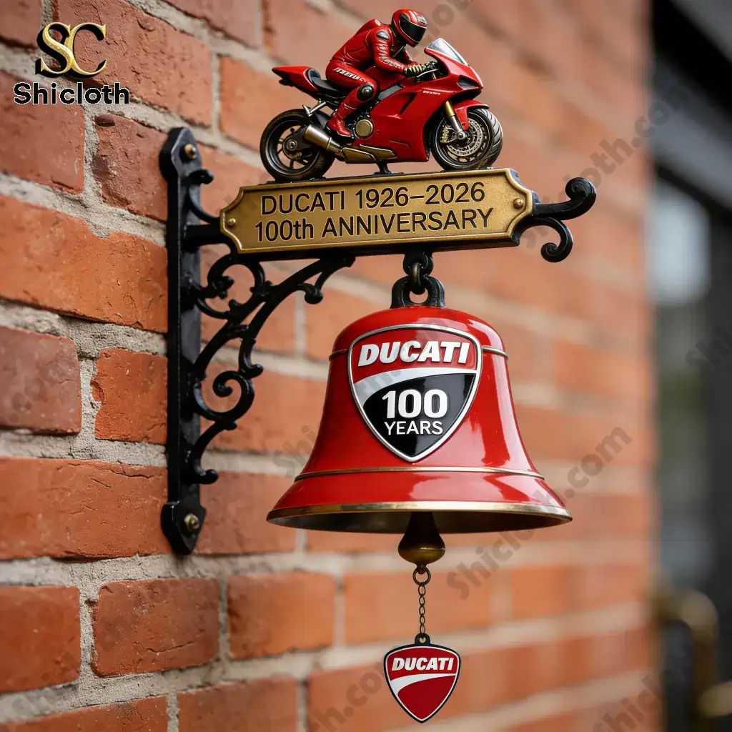 Ducati 100th Anniversary (1926?2026) Commemorative Wall Bell