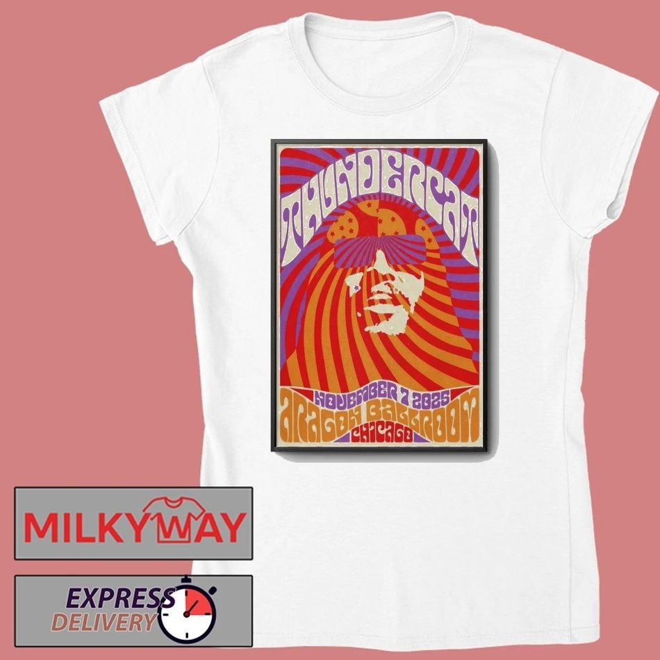 Thundercat Byline Bank Aragon Ballroom Chicago IL Nov 7 2025 Poster shirt