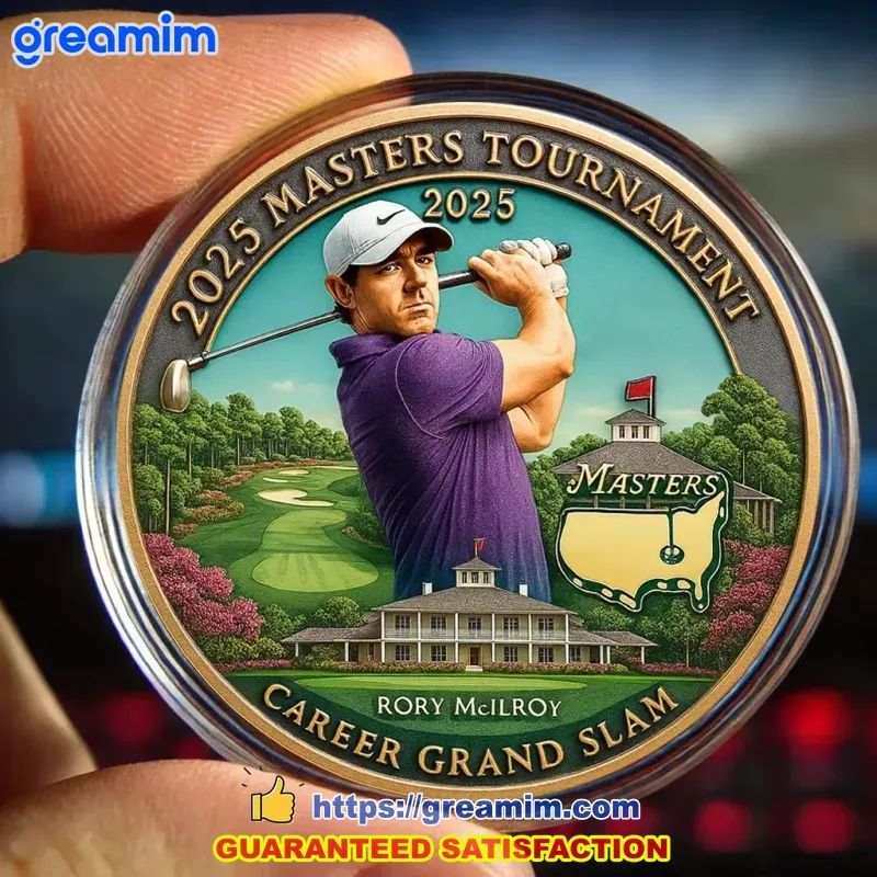 Rory McIlroy 2025 Masters Tournament Championship Coin
