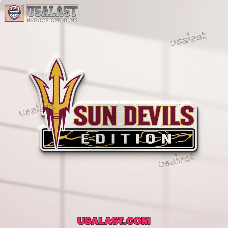 Arizona State Sun Devils Edition 3D Car Emblem Badge