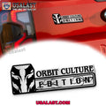 Orbit Culture 3D Engraved Car Emblem Badge